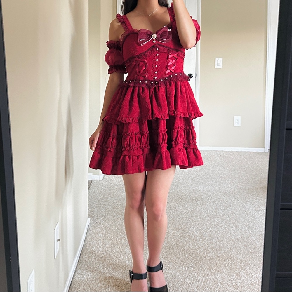 🛑LAST CHANCE🛑 Sugar Girl Red Sweet Lolita JSK Dress